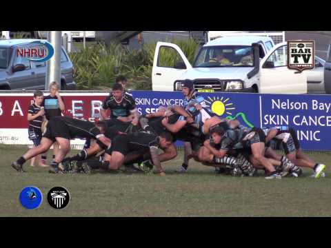2015 NHRU Round 15 Premier 1 Highlights - Nelson Bay v Maitland