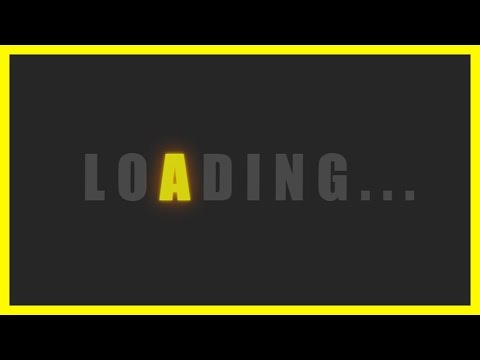 Glowing Text Effect Loader Using CSS3 | Animated Loader | Blinking Text Glow Effect