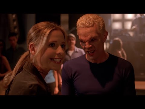 AllSpuffyScenes 7x02 Buffy vs Spike - The Bar Fight