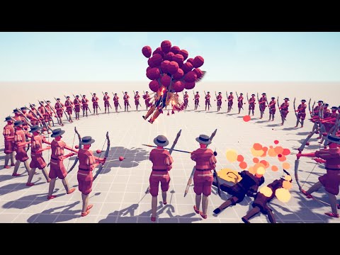 47X Balloon Archer vs Every Unit - Totally Accurate Battle Simulator TABS