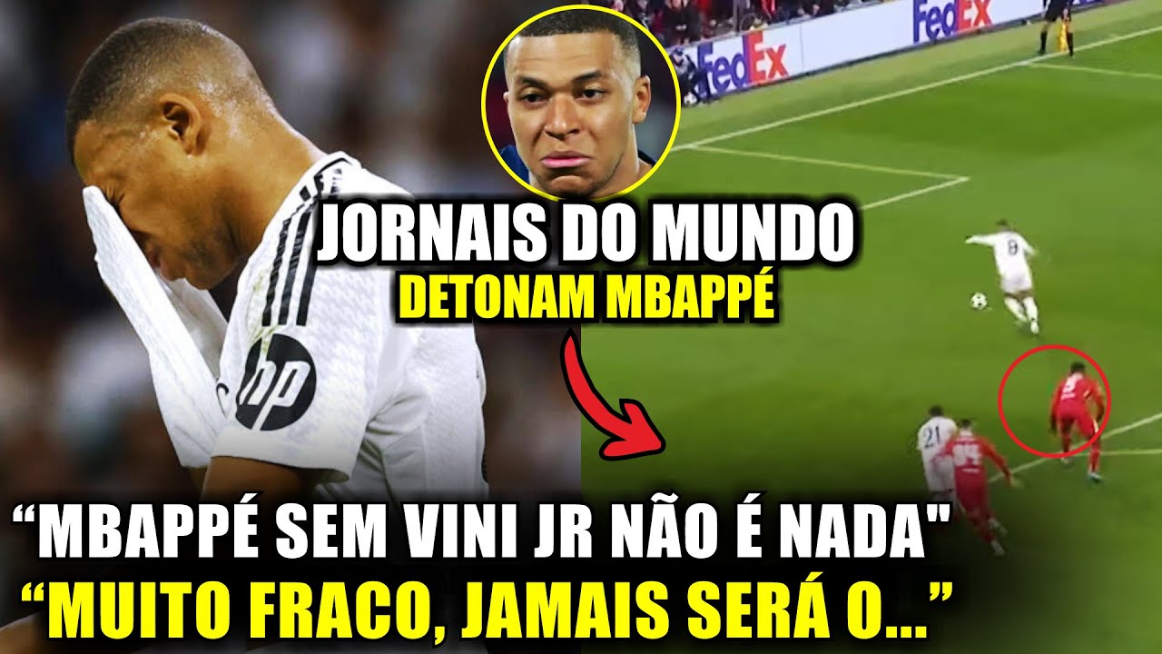 🚨 EITA! Olha o que OS PRINCIPAIS JORNAIS FALARAM HOJE DO REAL MADRID SEM VINI JR “MBAPPÉ NÃO DÁ”