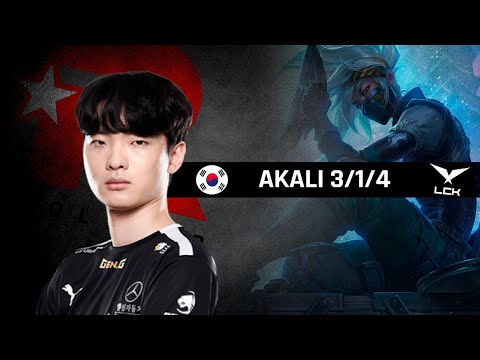 Highlights KT Rascal with Akali - LCK Spring 2022
