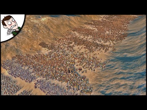 MASSIVE 20000 GREECE v ROME SURVIVAL BATTLE! Ancient Empires Gameplay (Total War Attila Mod)