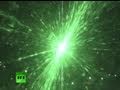 'Laser attack' caught on tape: View from plane ...