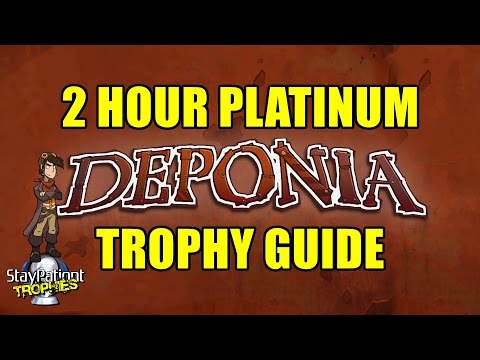 Deponia | Trophy Guide - 2 Hour Platinum! (With Commentary)