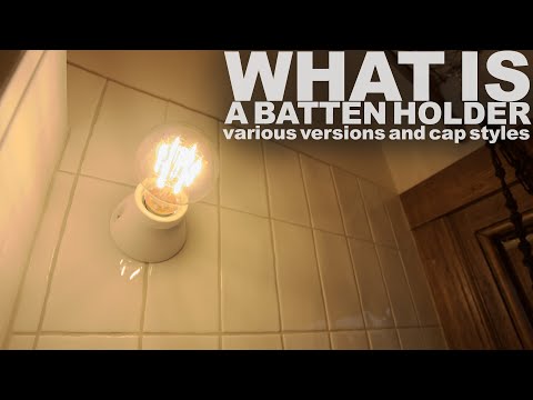 Part of a video titled What is a batten holder? - YouTube