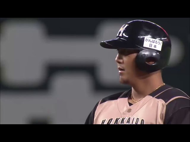 【9回表】ファイターズ中田が意地の一振り!! タイムリー2塁打で反撃ムード作った!!  2014/8/9 H-F