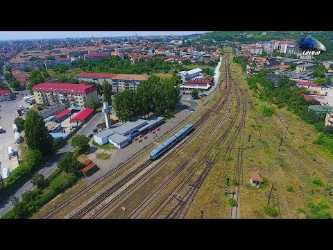 [Drone] Automotor Sageata-Albastra DMU: R3644 Oradea-Piatra Craiuluiin Oradea Est Triaj 07 July 2017