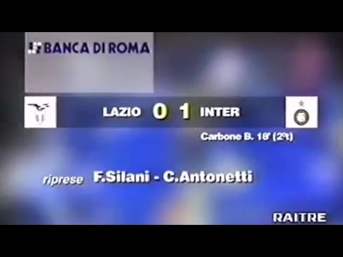 Lazio-Inter 0:1, 1995/96 - Domenica Sportiva (Benito Carbone)