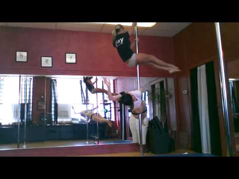 Pole Dance Doubles Trick