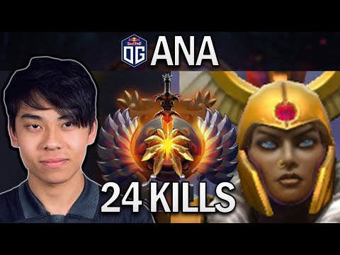 OG.ANA SMURF LEGION COMMANDER WITH 24 KILLS - DOTA 2 PRO GAMEPLAY