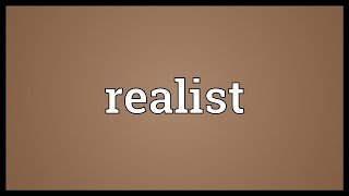 Realist Meaning