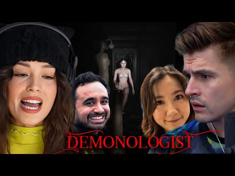 Valkyrae plays Demonologist w/ Fuslie, Ludwig, & Squeex