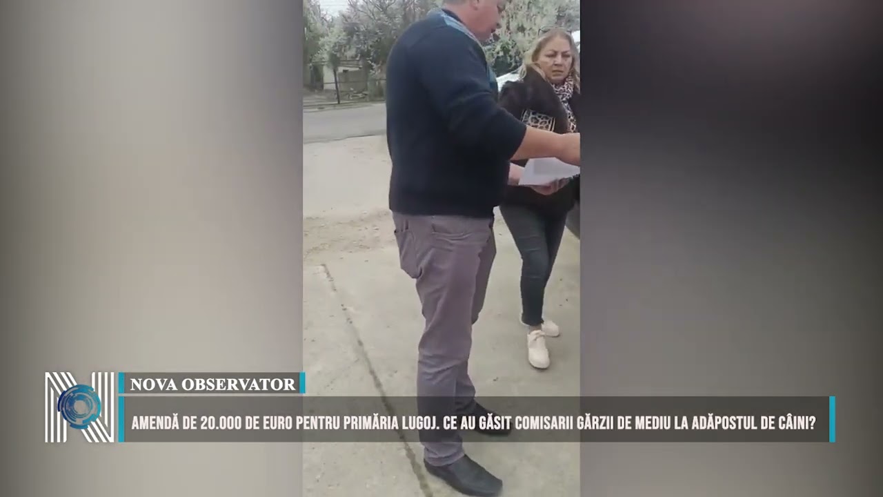 AMENDĂ DE 20.000 DE EURO PENTRU PRIMĂRIA LUGOJ. CE AU GĂSIT COMISARII GĂRZII DE MEDIU LA ADĂPOSTUL DE CÂINI?