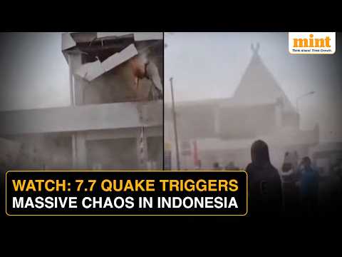 Powerful 7.7 Magnitude Earthquake Strikes Indonesia ...