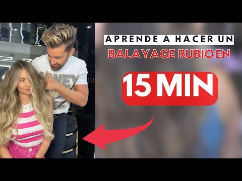 Aprende a hacer un Balayage rubio en 15 min / BY GABRIEL SAMRA
