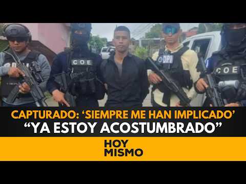 Detenido por masacre en Trujillo asegura que no es responsable y que está acostumbrado a ser acusado