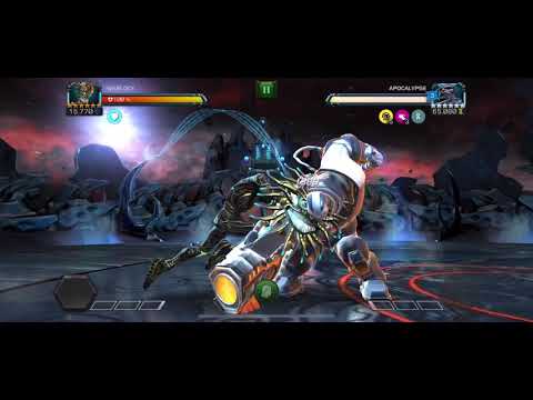 #MCoC Apocalypse Cavalier difficult Oneshot with Warlock