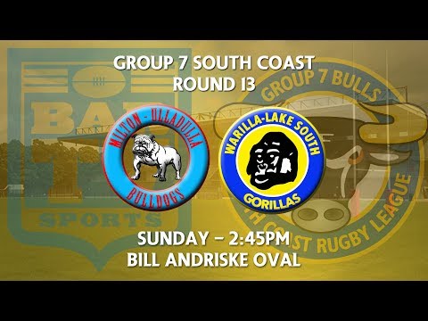 2018 Group 7 RL 1st Grade Round 13 - Milton-Ulladulla Bulldogs v Warilla-Lake South Gorillas