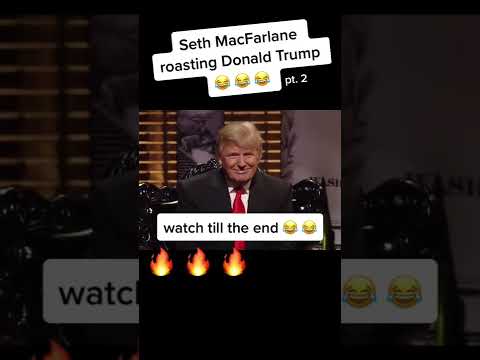 Seth MacFarlane roasting Donald Trump 😂😂🔥🔥