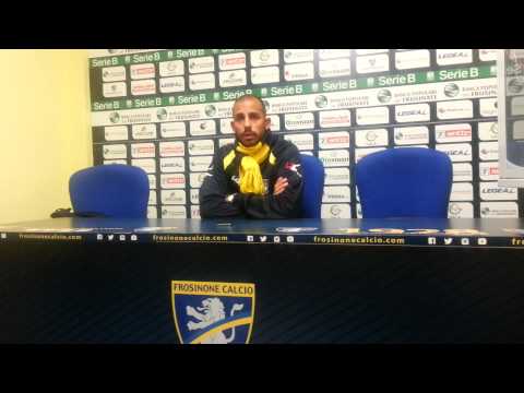 Danilo Soddimo nel post gara Frosinone - Livorno