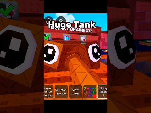 FUSING HUGE BRAINROTS IN PLANTS VS BRAINROT #plantsvsbrainrots #roblox #pvb