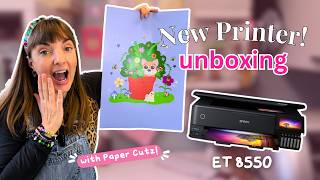 My New Small Business Printer! Epson EcoTank ET-8550 Setup & Affinity Designer Print Test