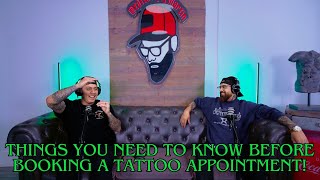 Things you need to know before booking a tattoo appointment!