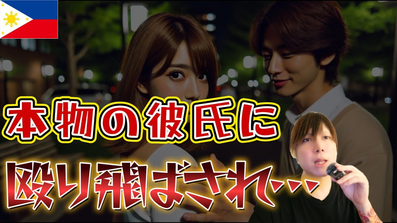 本物の彼氏に暴行された日本人男性 YouTubeサムネイル