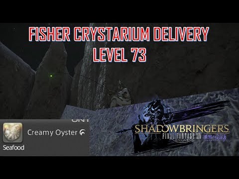 Final Fantasy XIV - Level 73 Fisher Crystarium Delivery Creamy Oyster