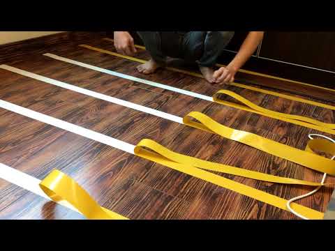 Eurox 2.0mm vinyl flooring - double sided tape installation