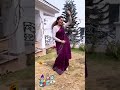 11th Apr 2022 Reels Shorts Karuna Bushan In Purple Saree