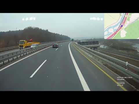 Germany. Motorway A73, Ebensfeld — Bamberg, 2019, 4x