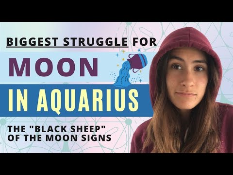The BIGGEST STRUGGLE For A Moon In Aquarius // The Intellectual Individualist