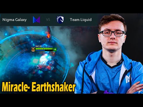 Miracle- Earthshaker Perspective | Nigma Galaxy vs Team Liquid 🔥🔥