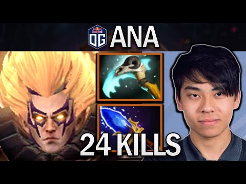 OG.ANA SMURF INVOKER WITH 24 KILLS & WITCH BLADE - DOTA 2 7.31 GAMEPLAY