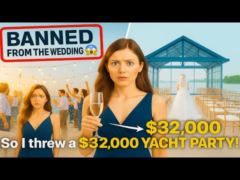 BANNED From The Wedding 😱 So I Threw a $32,000 Yacht Party That Shocked Everyone! 🔥