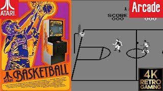 Basketball Arcade ( Atari 1979 ) 4k Gameplay