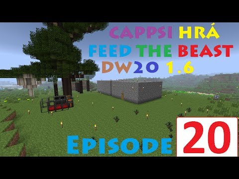 Cappsi hrá Feed the Beast 1.6 [SK] ep. 20 - Nové nástroje (FullHĐ)