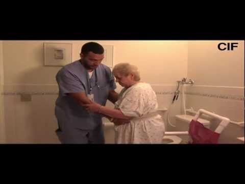 How to transfer someone to a shower