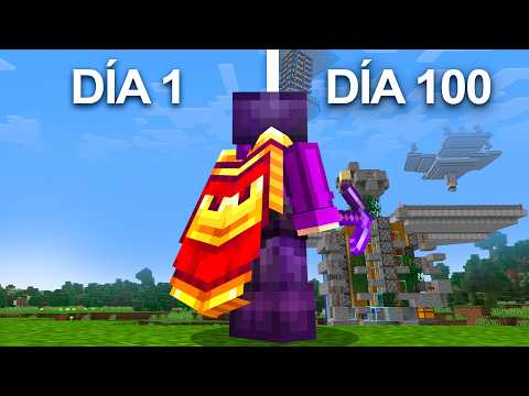 Hice las MEJORES GRANJAS de Minecraft en 100 DÍAS