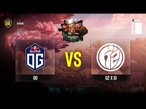 Dota2 - OG Esports vs. G2 x iG - Game 1 - ESL One Birmingham 2024 - Playoffs