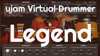 Video thumbnail for Ujam Virtual Drummer LEGEND (No Talking) by Elektronick Musick