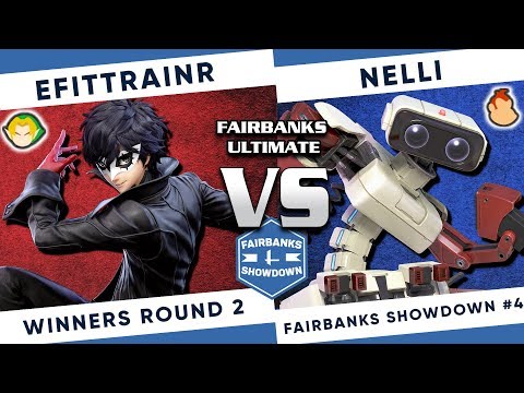 Fairbanks Showdown #4: EFitTrainr (Joker, Young Link) vs Nelli (ROB, DK) - SSBU Winners Round 2