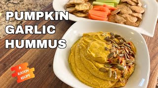 How To Make Delicious Pumpkin Garlic Hummus | Vegan and Gluten Free Recipe.