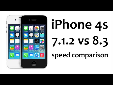 iPhone 4s 7.1.2 vs 8.3 | iOS speed comparison