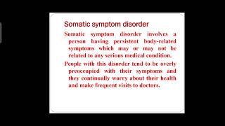 Trauma and stressor related disorders and somatic symptom and related disorders- class XII