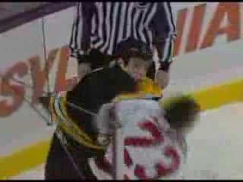 Clarkson vs Lucic Dec 13, 2007 - MSG feed