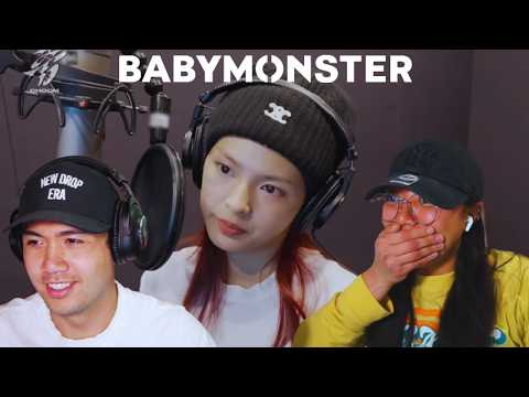 BABYMONSTER - '춤 (CHOOM)' RECORDING BEHIND REACTION!
