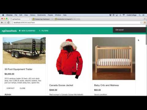 AngularJS  Editing and Deleting Data from Firebase
